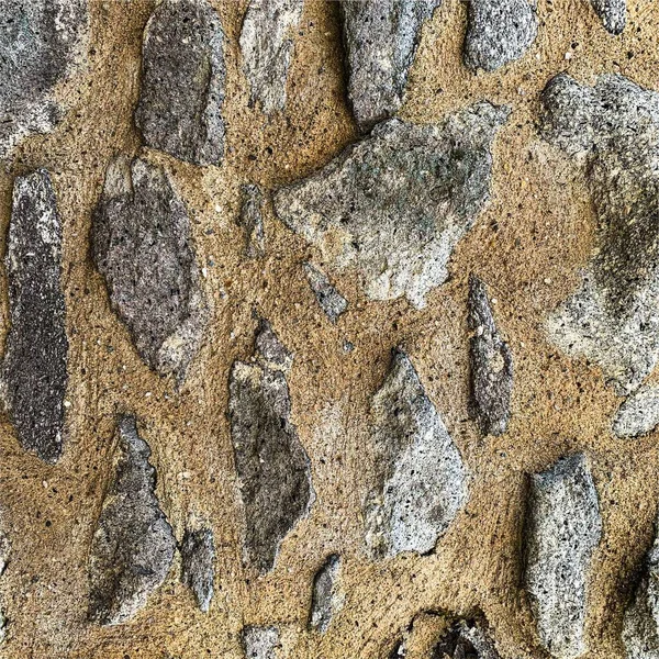 Eski taş duvar arka planı. Taş zemin