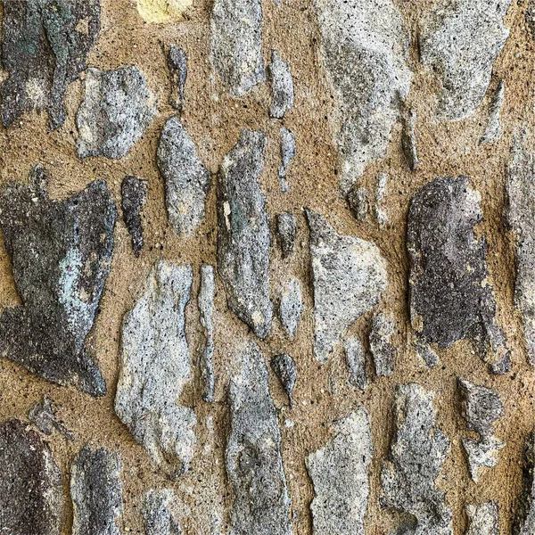 Eski taş duvar arka planı. Taş zemin