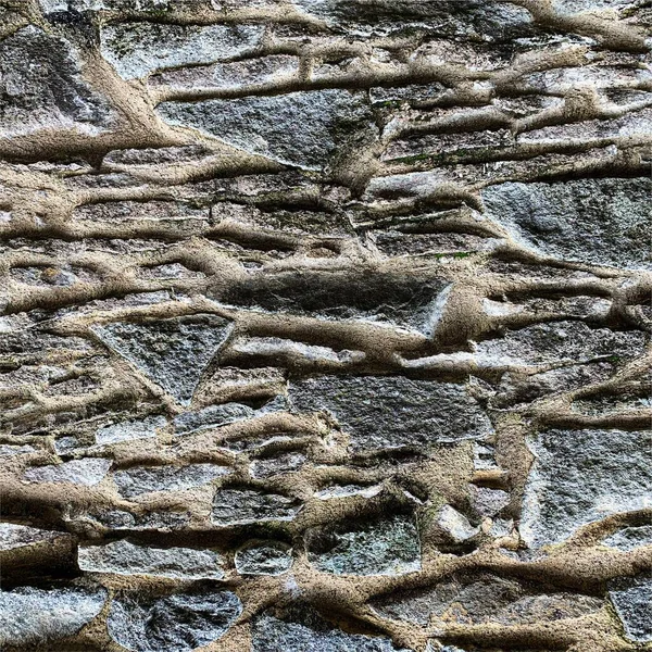 Eski taş duvar arka planı. Taş zemin