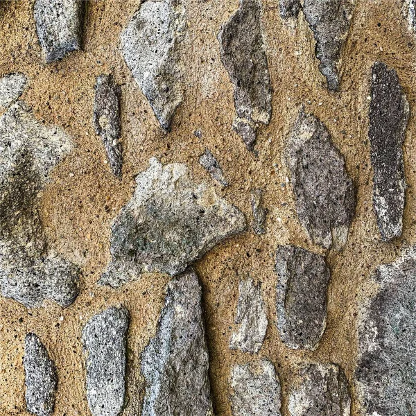 Eski taş duvar arka planı. Taş zemin