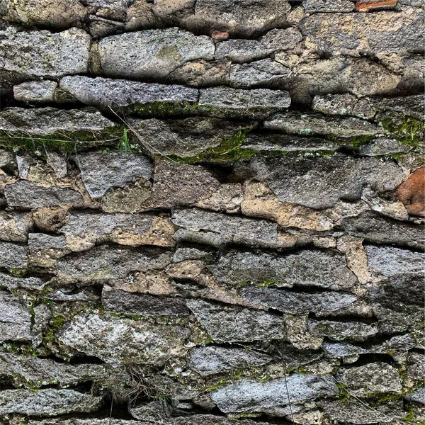 Eski taş duvar arka planı. Taş zemin