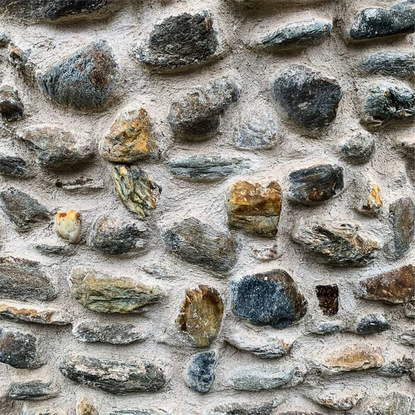 Eski taş duvar arka planı. Taş zemin