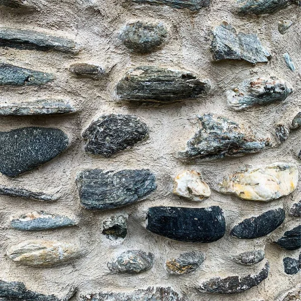 Eski taş duvar arka planı. Taş zemin