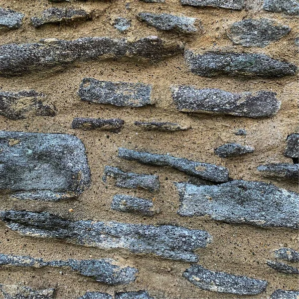 Eski taş duvar arka planı. Taş zemin