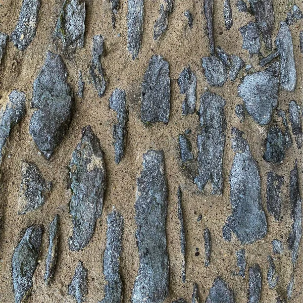 Eski taş duvar arka planı. Taş zemin