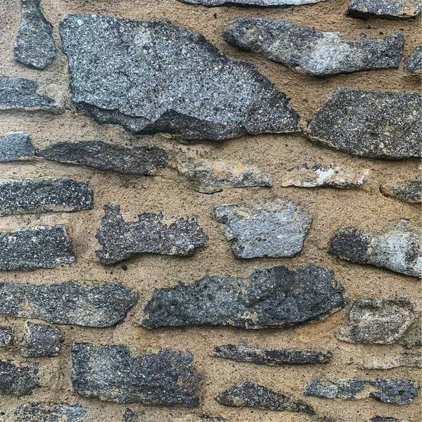 Eski taş duvar arka planı. Taş zemin