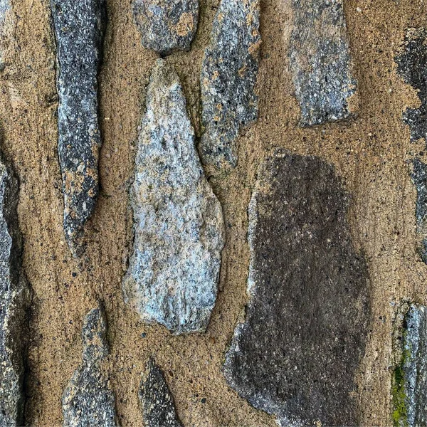 Eski taş duvar arka planı. Taş zemin