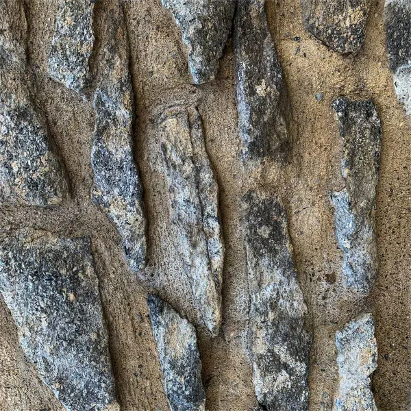 Eski taş duvar arka planı. Taş zemin