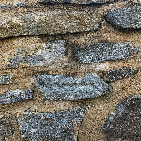 Eski taş duvar arka planı. Taş zemin