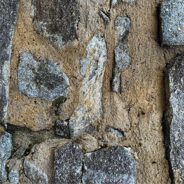 Eski taş duvar arka planı. Taş zemin