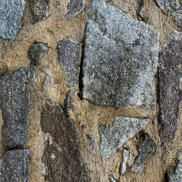 Eski taş duvar arka planı. Taş zemin