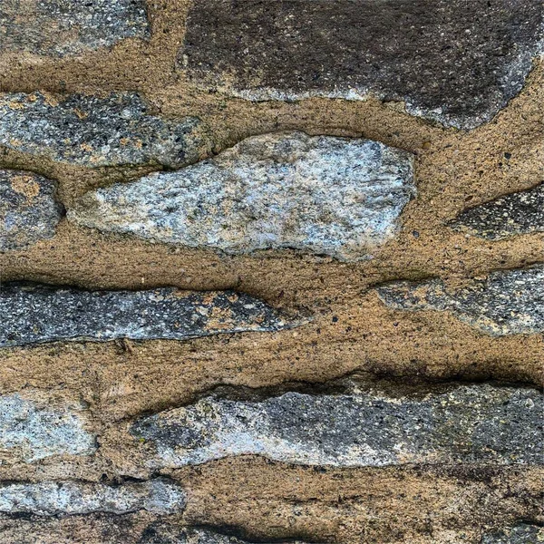 Eski taş duvar arka planı. Taş zemin