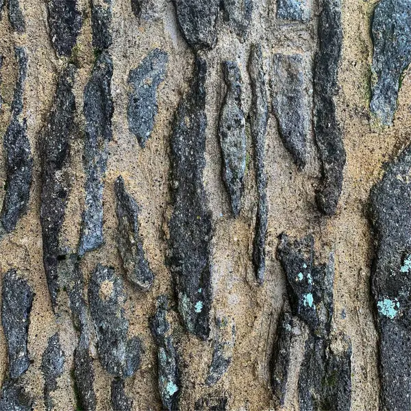 Eski taş duvar arka planı. Taş zemin