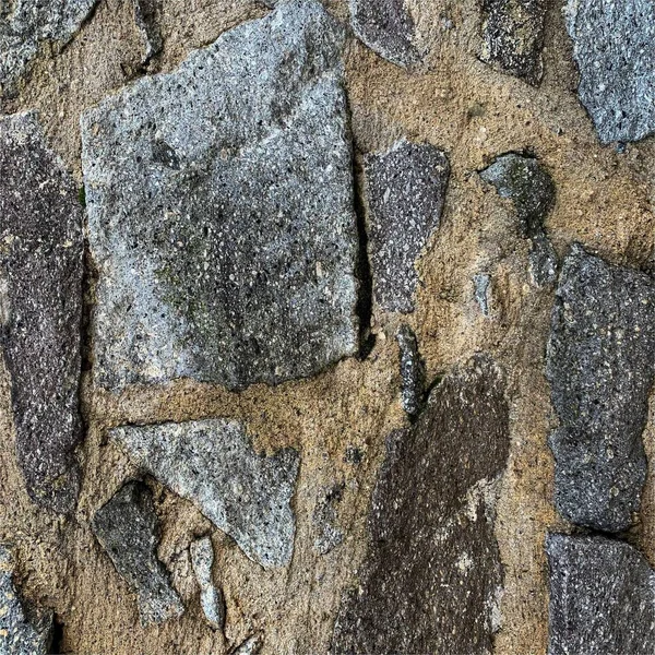 Eski taş duvar arka planı. Taş zemin