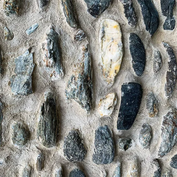 Eski taş duvar arka planı. Taş zemin