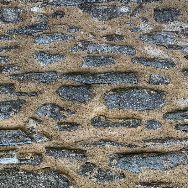 Eski taş duvar arka planı. Taş zemin