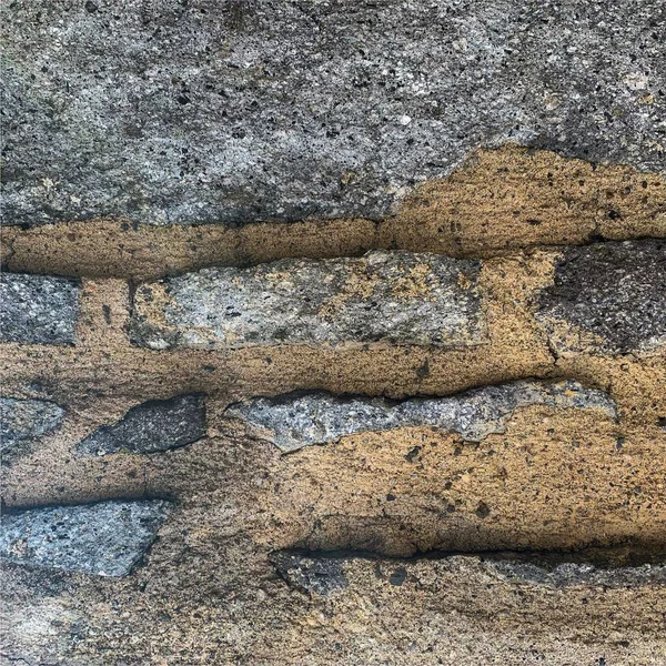 Eski taş duvar arka planı. Taş zemin