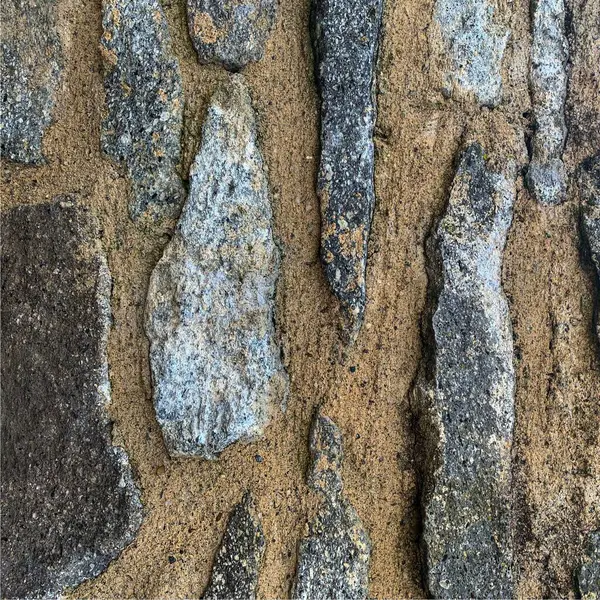 Eski taş duvar arka planı. Taş zemin