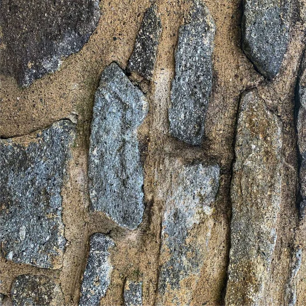 Eski taş duvar arka planı. Taş zemin