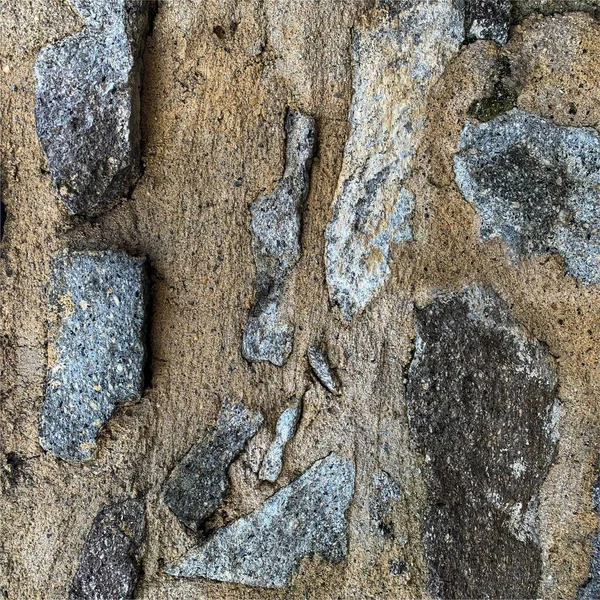 Eski taş duvar arka planı. Taş zemin