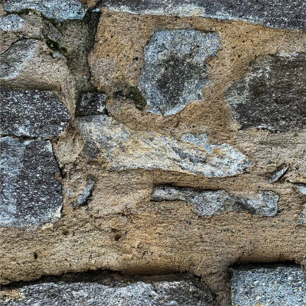 Eski taş duvar arka planı. Taş zemin