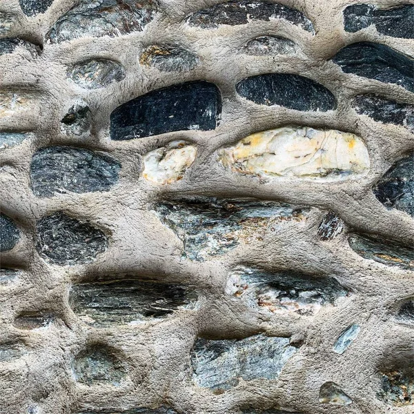 Eski taş duvar arka planı. Taş zemin