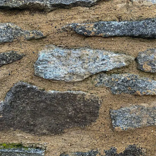 Eski taş duvar arka planı. Taş zemin