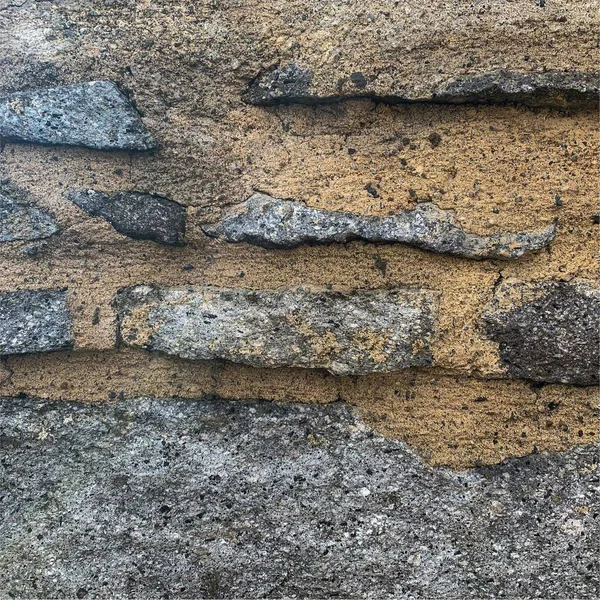 Eski taş duvar arka planı. Taş zemin