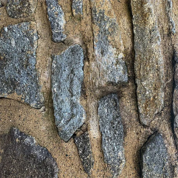 Gammal Sten Vägg Bakgrund Stenbakgrund — Stockfoto