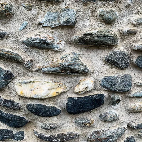 Eski taş duvar arka planı. Taş zemin