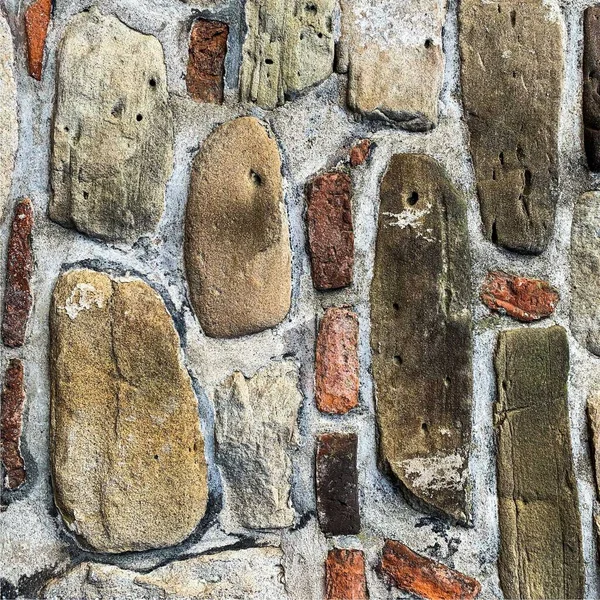 Eski taş duvar arka planı. Taş zemin