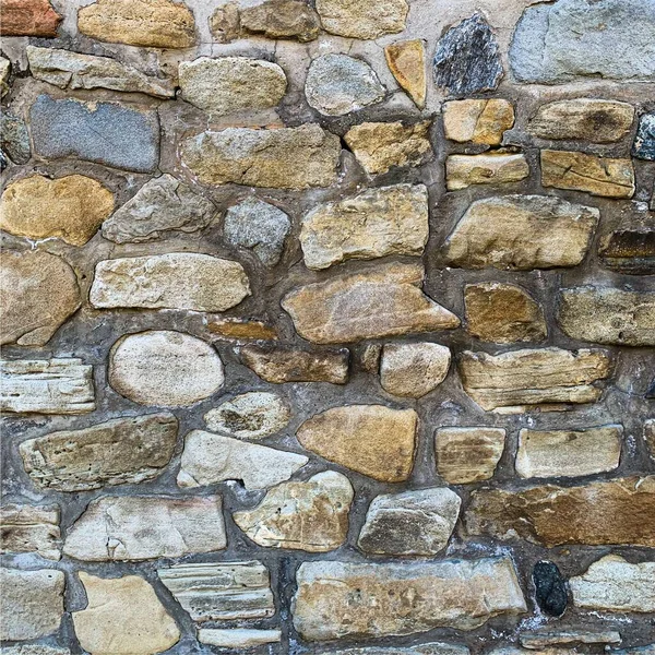 Eski taş duvar arka planı. Taş zemin
