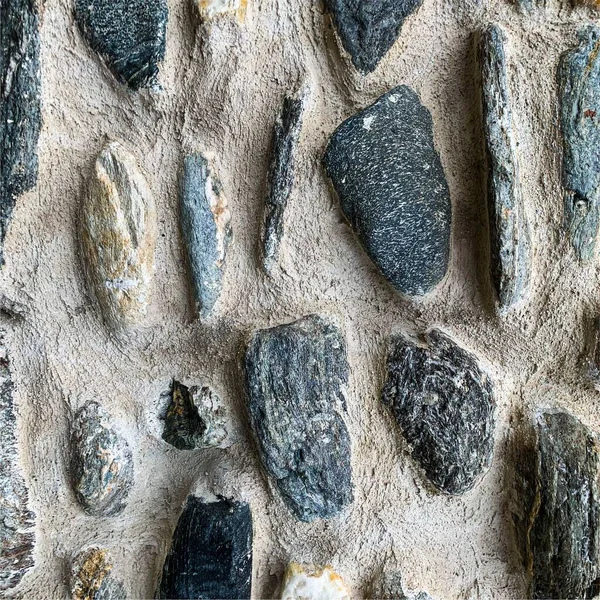 Eski taş duvar arka planı. Taş zemin