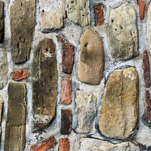 Eski taş duvar arka planı. Taş zemin