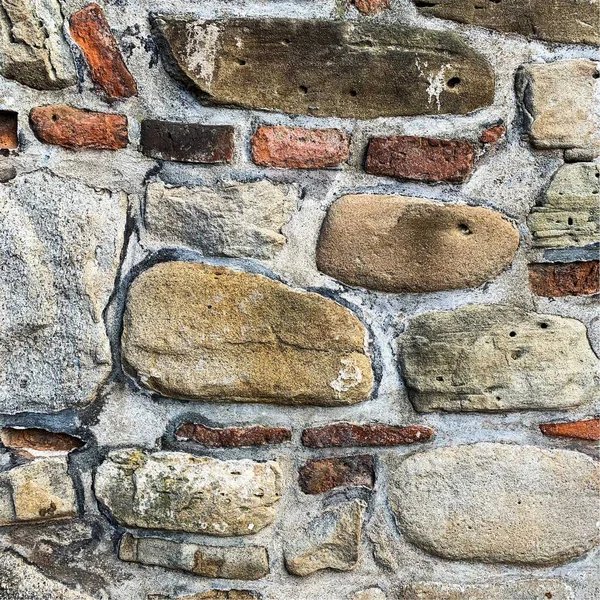 Eski taş duvar arka planı. Taş zemin