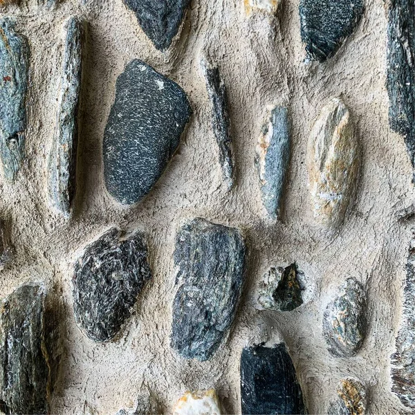 Eski taş duvar arka planı. Taş zemin