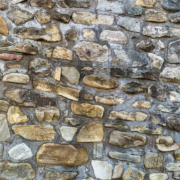 Eski taş duvar arka planı. Taş zemin