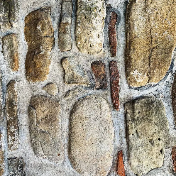 Eski taş duvar arka planı. Taş zemin