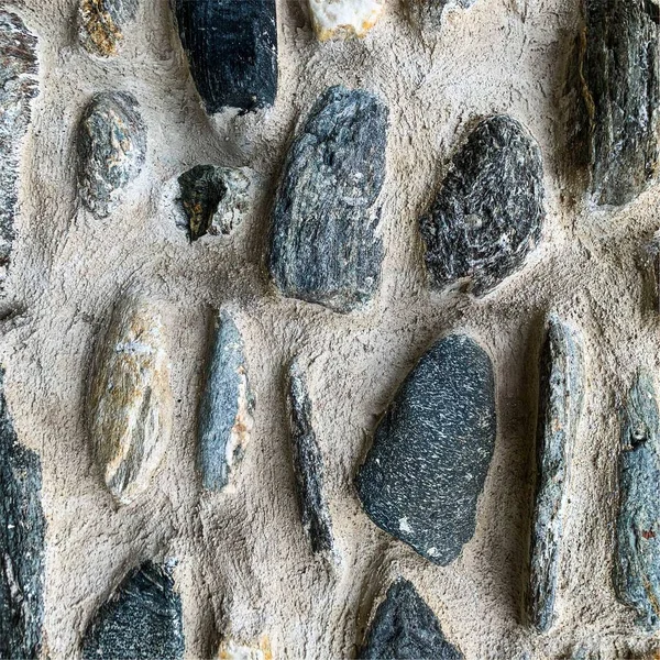 Eski taş duvar arka planı. Taş zemin