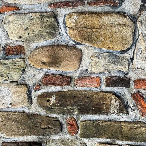 Eski taş duvar arka planı. Taş zemin