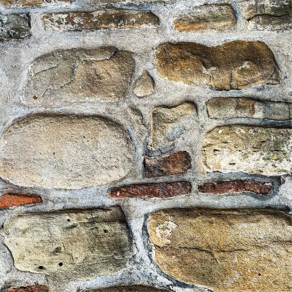 Eski taş duvar arka planı. Taş zemin