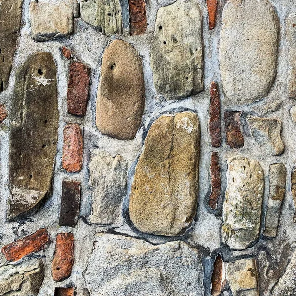 Eski taş duvar arka planı. Taş zemin