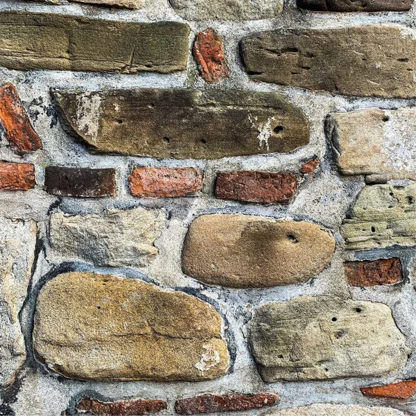 Eski taş duvar arka planı. Taş zemin