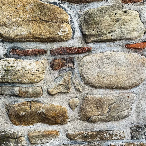 Eski taş duvar arka planı. Taş zemin