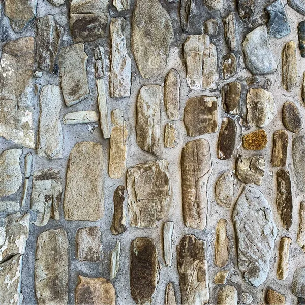 Eski taş duvar arka planı. Taş zemin