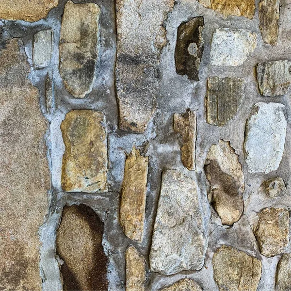 Eski taş duvar arka planı. Taş zemin