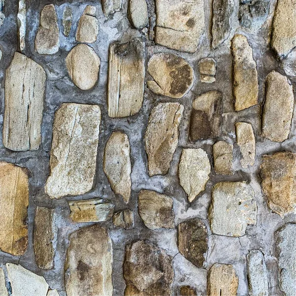 Eski taş duvar arka planı. Taş zemin