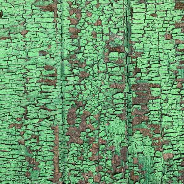 Parede Madeira Com Textura Pintura Resistida — Fotografia de Stock