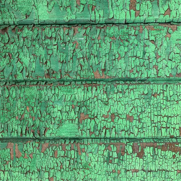 Wooden Wall Weathered Paint Texture — ストック写真