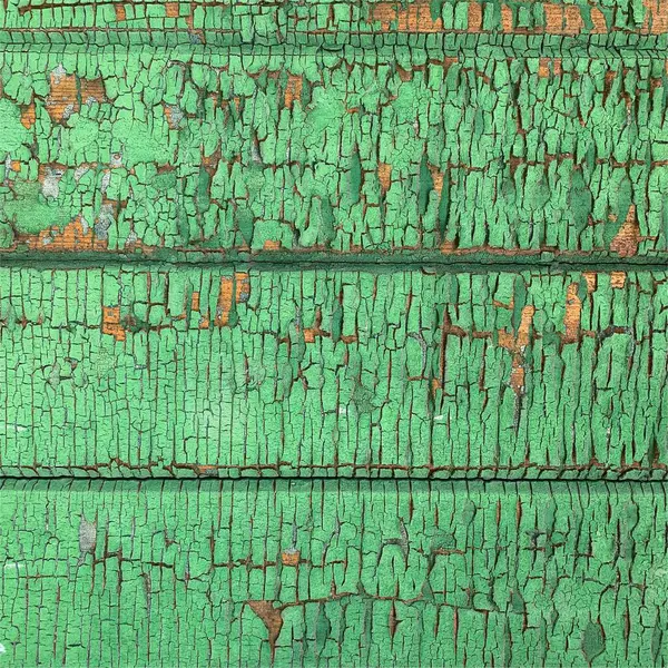 Wooden Wall Weathered Paint Texture — ストック写真